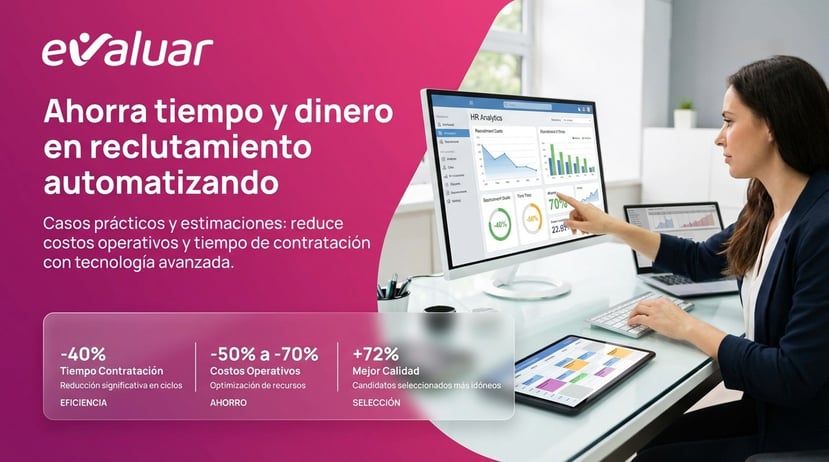 Automatización en recursos humanos para ahorrar tiempo y dinero en reclutamiento y selección con software de analítica y contratación.