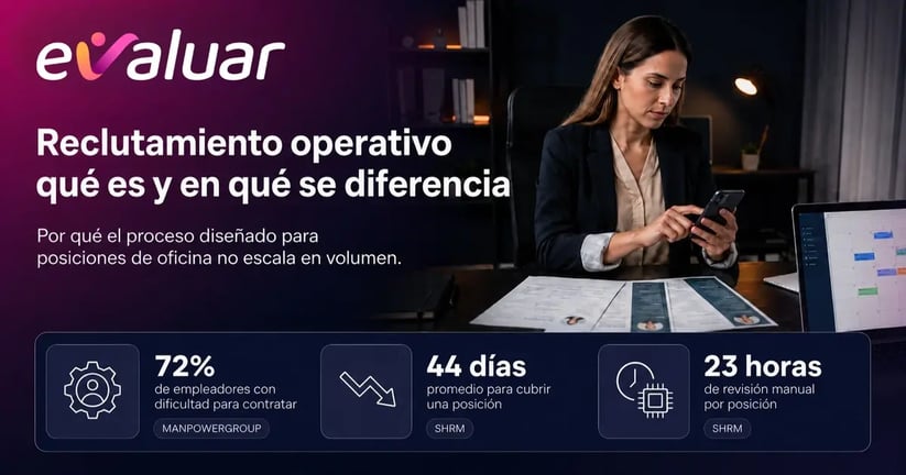 Qué es el reclutamiento operativo y cómo se diferencia del proceso de selección para posiciones de oficina